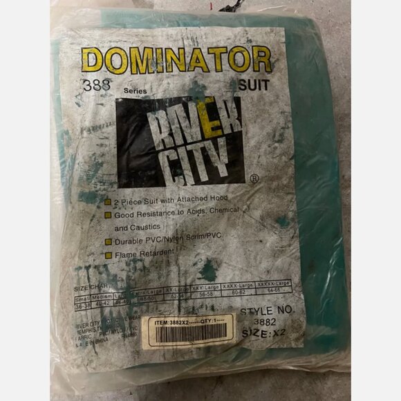 Dominator Suit Mcr Safety 3882 0.42Mm Pvc/Poly/Pvc Suit NEW PICK SIZE - Picture 11 of 16